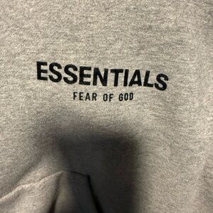 Essentials Heather Gray Hoodie